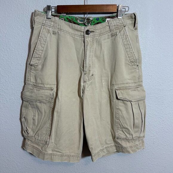 Hollister Other - VTG Y2K Hollister Cargo Shorts Men's 28 Baggy Skater Streetwear Distressed